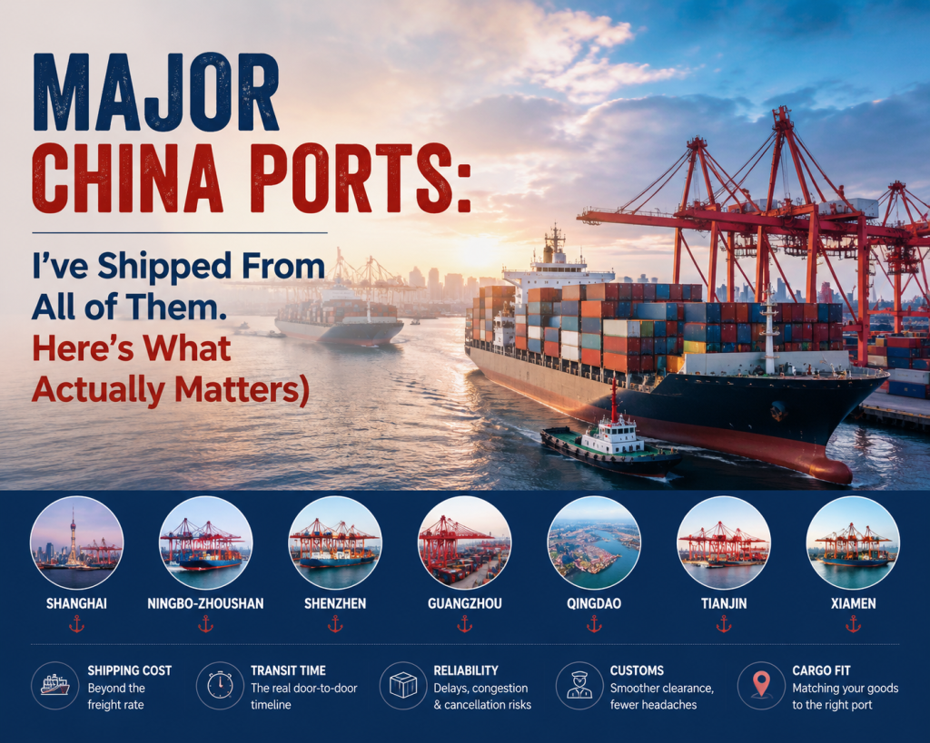 major China ports