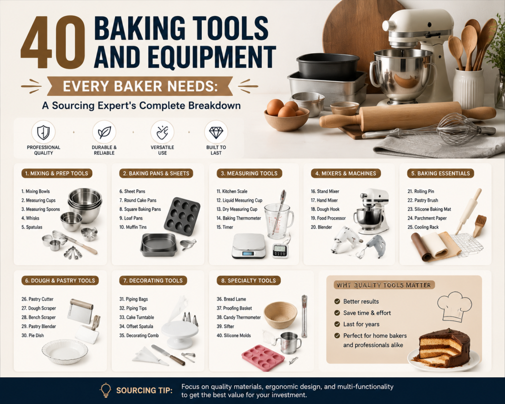 baking tools and equipment