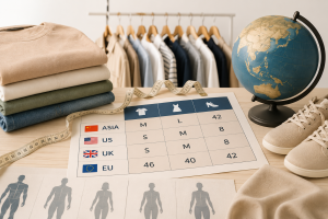 Asian size conversion to US