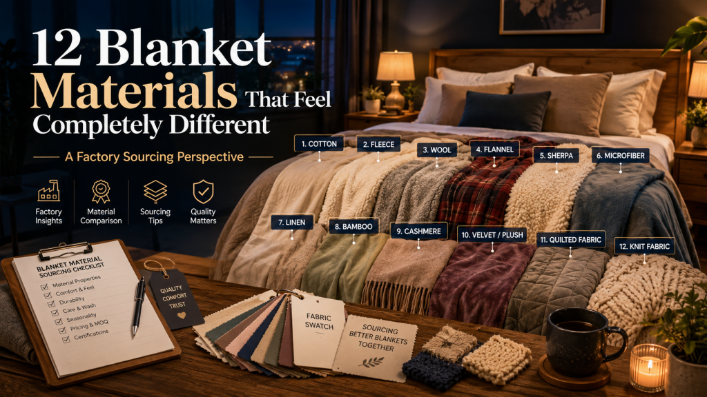 12 blanket materials