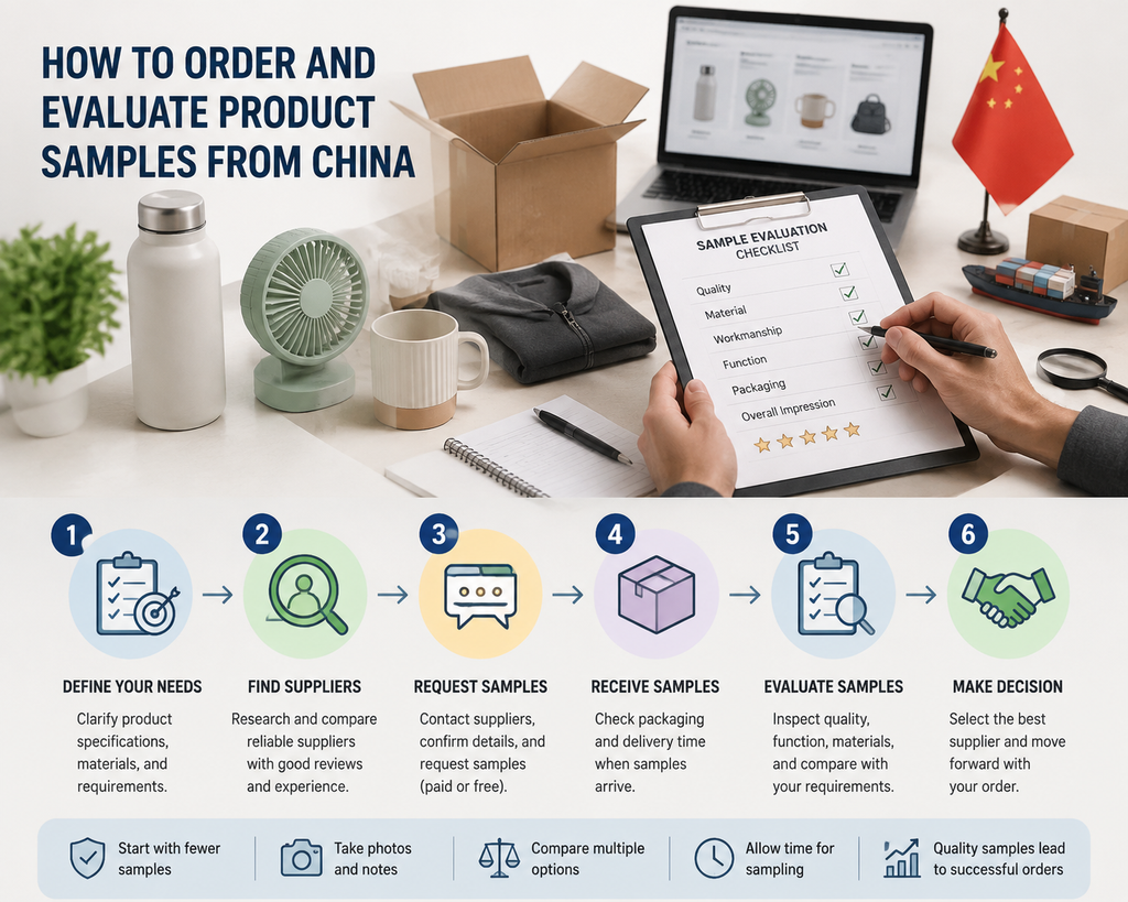 How to Order And Evaluate Product Samples From China
