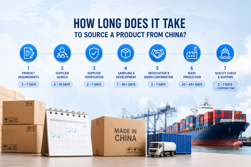 How Long Does It Take to Source a Product From China
