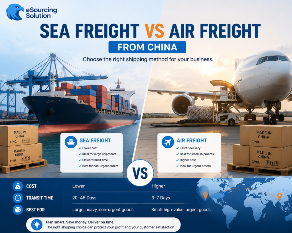 sea freight vs air freight