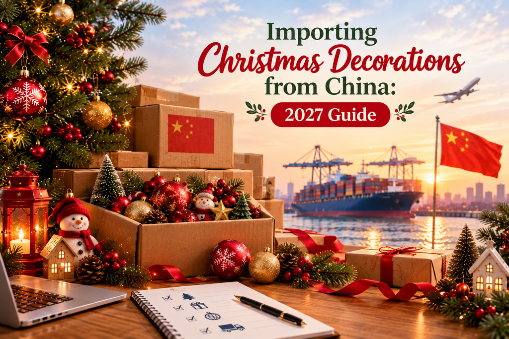 importing christmas decorations from china