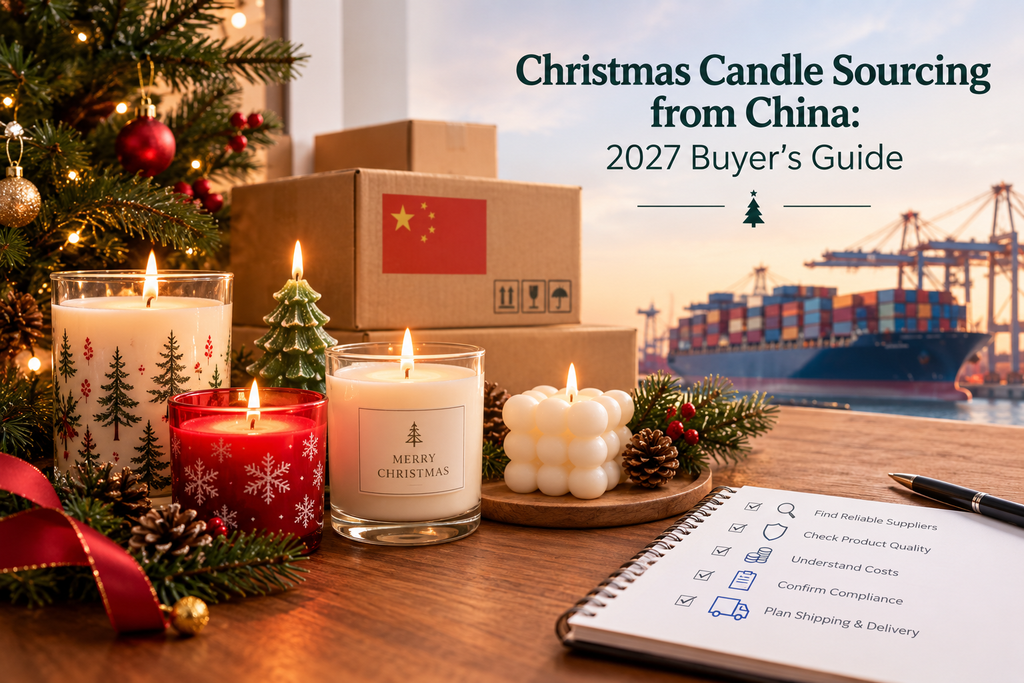 Christmas candle sourcing from china