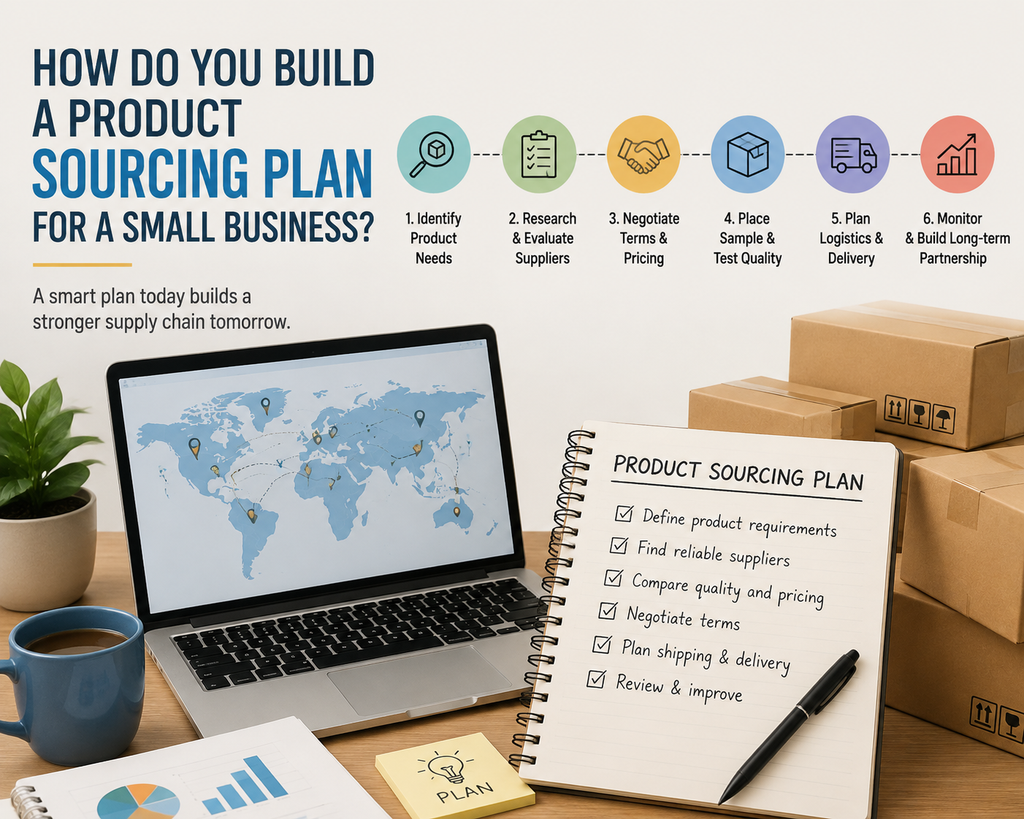 product sourcing plan for a small business