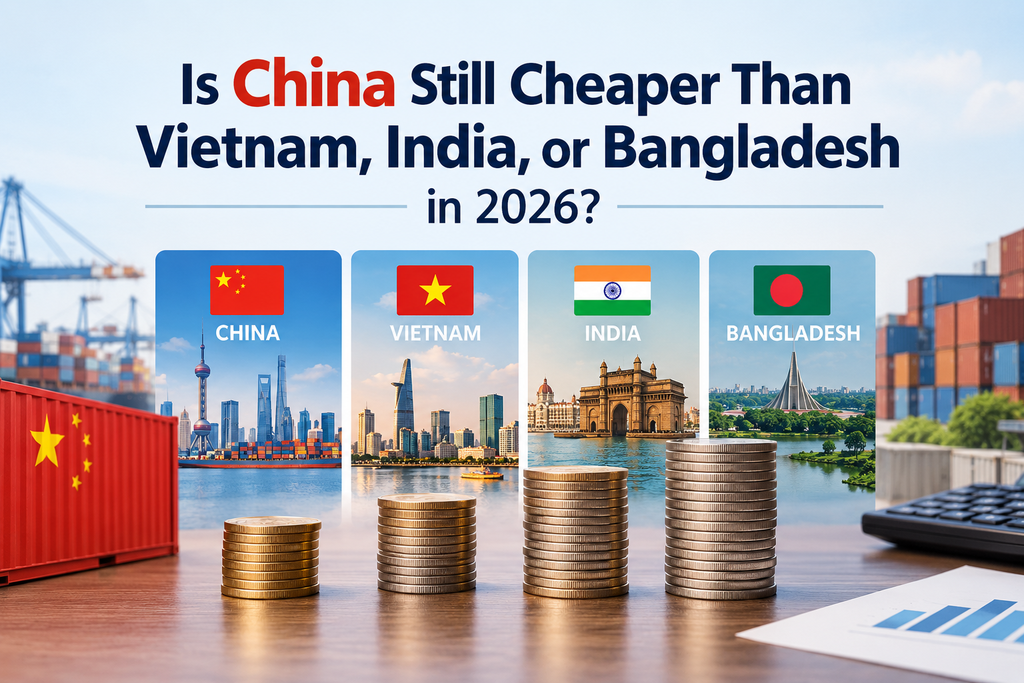 Is China Still Cheaper Than Vietnam, India, or Bangladesh in 2026?