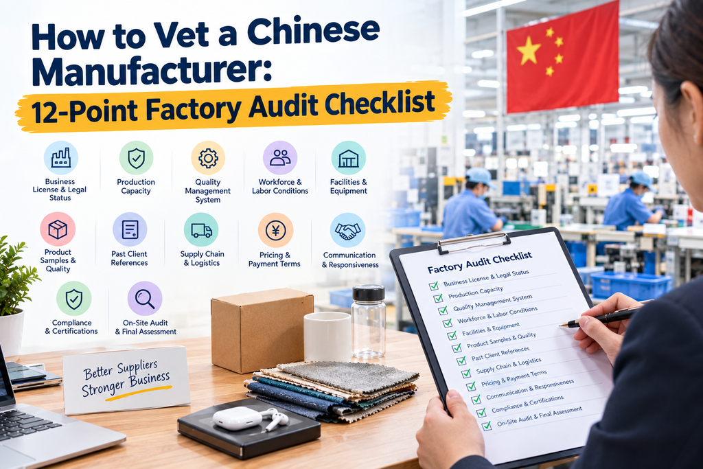how to vet a chinese manufacturer 